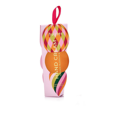 Hanging 35ml H'Cream - Soft Pink - Diamonds - Adorned Xmas - Orange Blossom & Jasmine Huxter