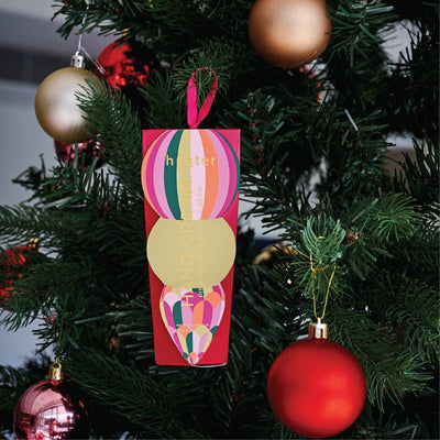 Hanging 35ml H'Cream - Mulberry - Stripes - Adorned Xmas - Pink Pepper & Vanilla Bean Huxter
