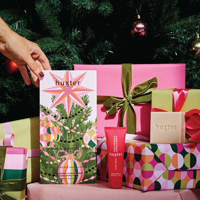 Soap & Hand Balm Gift Set - Adorned Xmas - Pink Pepper & Vanilla Bean Huxter